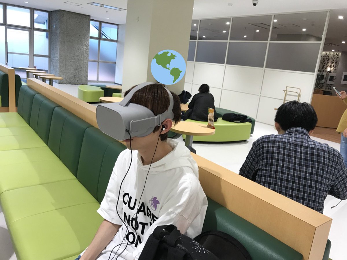 SekiroYuuyu's tweet photo. 今日のハイライトです。仲間をください。
#OculusGo #train_go https://t.co/ZduuH8hle9