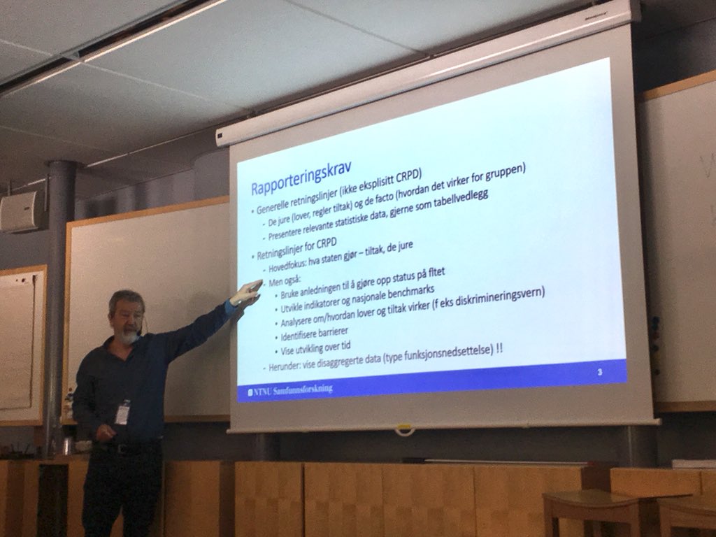 Professor Jan Tøssebro från Norge om vilka data som behövs för att se hur Funktionsrättskonventionen följs - och för att sätta upp indikatorer. Ett problem för statistiken är att gruppen personer med funktionsnedsättning är så heterogen. #funkstat