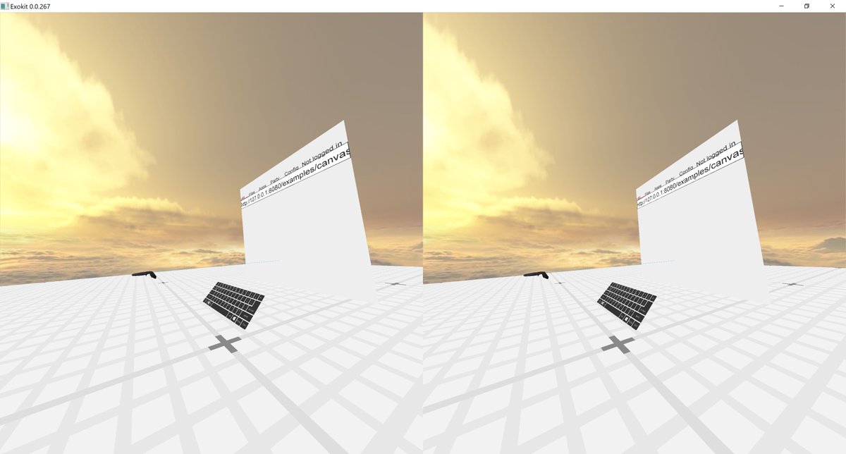 aitheologian's tweet image. Tonight&apos;s #threejs ex accidentally became a #exokitbrowser reality layer. Satori when we realized it was #Canvas2D not #WebGL.

Thank you @Alijah69 for the debugging on twitch 🙇‍♂️.