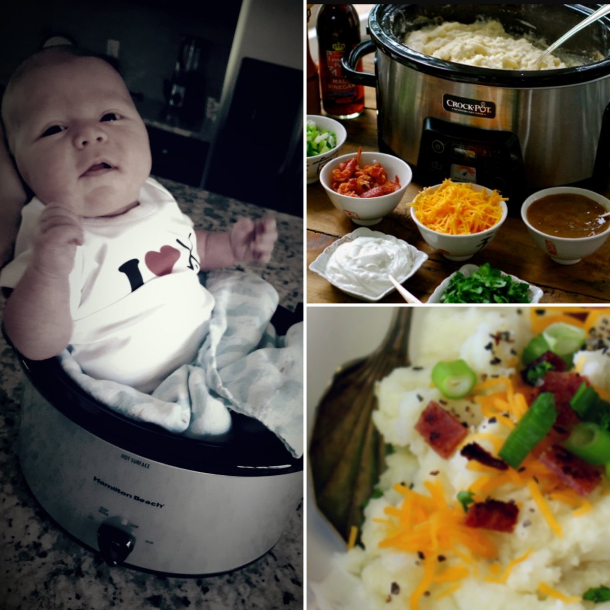 Coach_Provost's tweet photo. #HighlanderDay Be sure to visit the #WMFH booth 🏑 Mikey may love his onesie from the team but he's a little nervous for the MP bar...don't worry little guy, it stands for mashed potatoes, no one is buying you 🍲🥄#MashedPotatoBar #MP3 https://t.co/dHYK8RZwZl