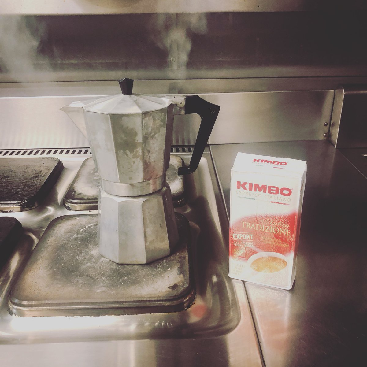 SalernoOundle's tweet photo. Coffee for the tiramisu! Done the traditional way! 😍☕️
.
.
.
.
#tiramisu #dessert #caffe #Coffee #homemadedessert #caffeteria #percolator #peterborough #northampton #oundle #italianrestaurant #goodfood https://t.co/0XrSIw37aD