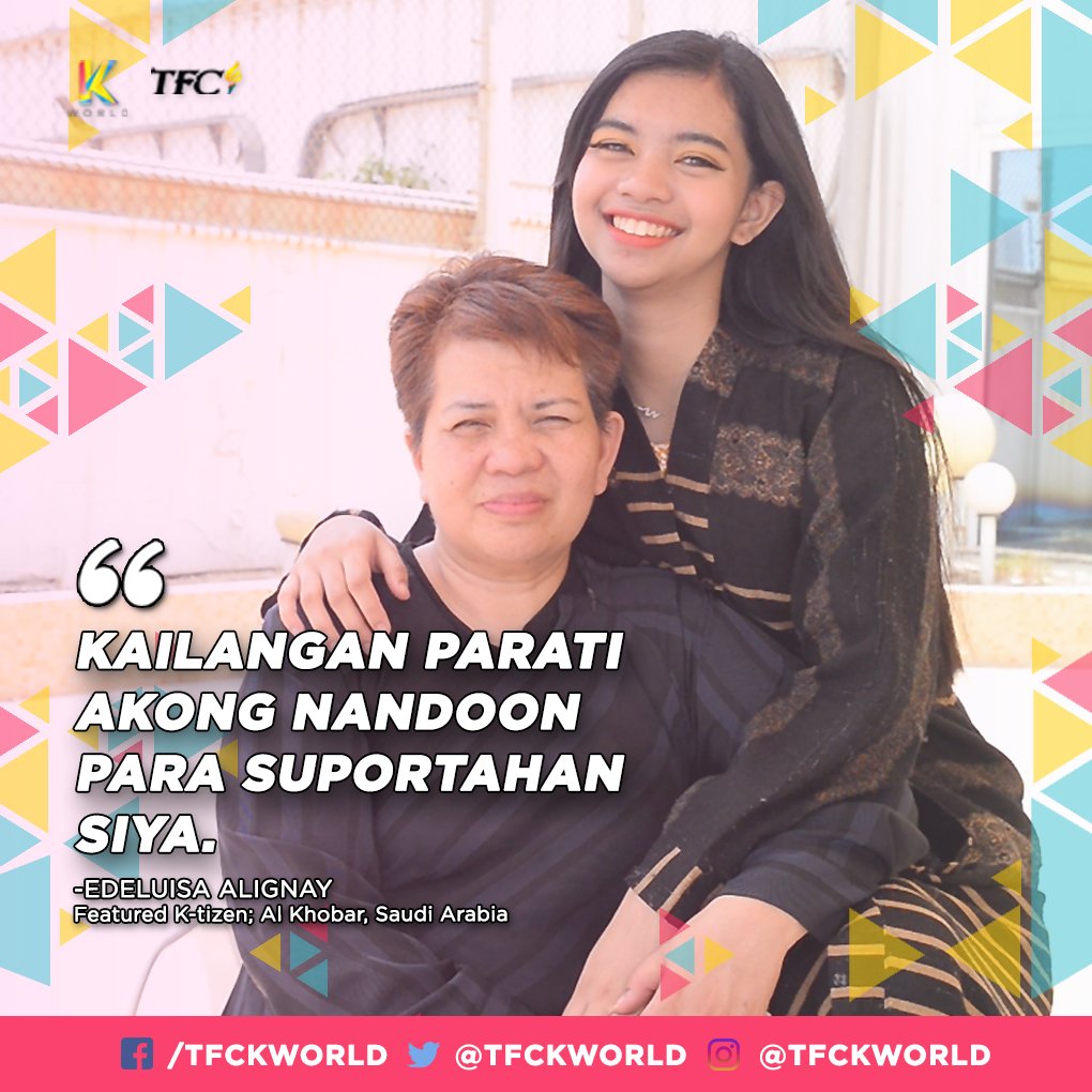 tfckworld's tweet photo. Sinisigurado ng ating featured K-tizen na siya ang #1 fan ng kanyang anak. ❤️ Watch their heartwarming story HERE: https://t.co/i9e3aJXOv1 https://t.co/unndpejn6f