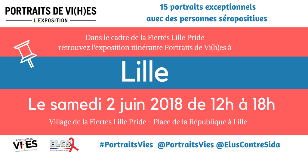 PortraitsVies's tweet photo. 🤗Retrouvez l'exposition Portraits de Vi(h)es de @ElusContreSida à #Lille 

Le samedi 2 juin 2018 de 12h à 18h

Village des associations de la Fiertés
Place de la République, Lille https://t.co/wgV6Es3vdn