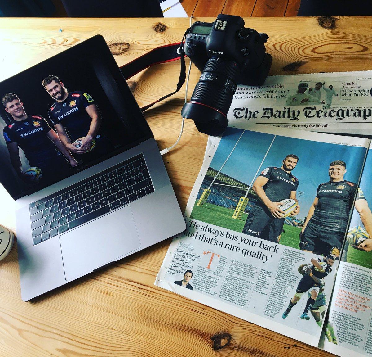 Over the years I have had many hundreds of pictures published. Always good to see a new one used so well though! On assignment for the Telegraph
