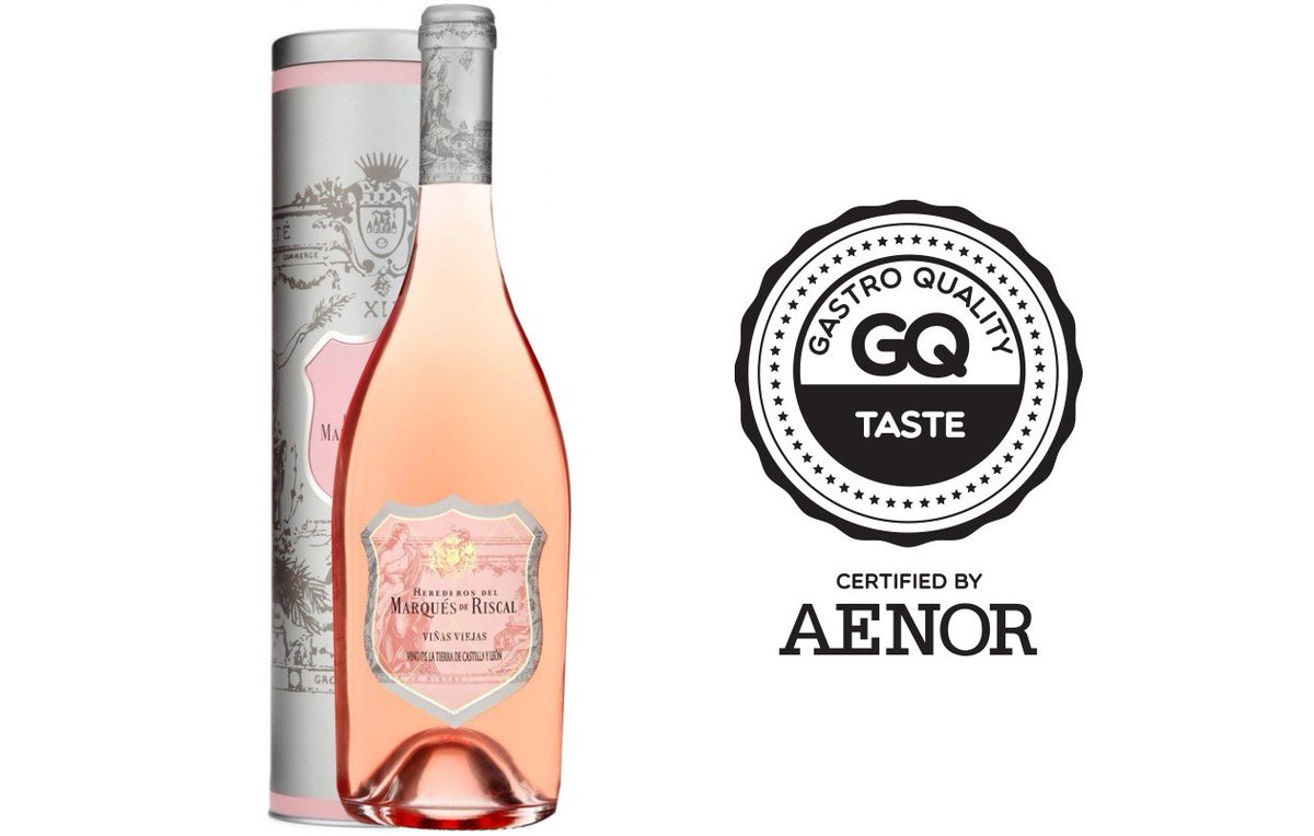 📢Nuevo producto certificado #GastroQuality Taste by <a href="/AENOR/">AENOR</a> : vino rosado de <a href="/marquesderiscal/">Marqués de Riscal</a>