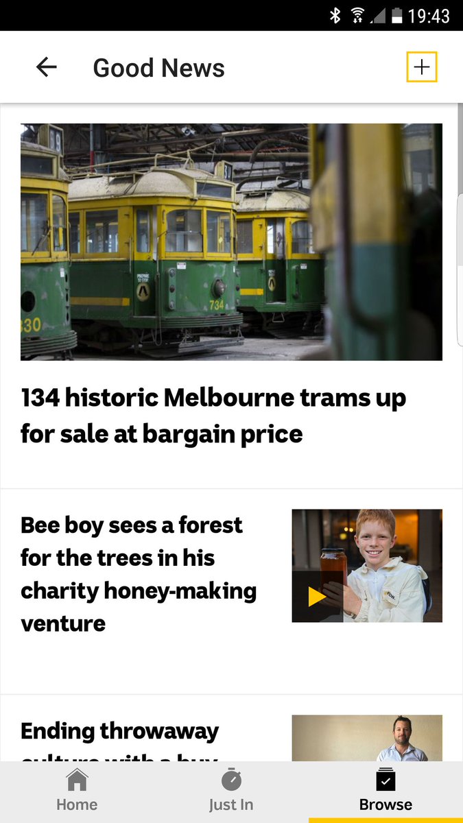 justthinkingdan's tweet image. Just saw this category on the @abcnews app. Pleasantly surprised