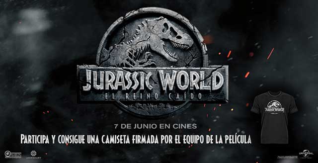 AccionCine's tweet photo. Concurso #JurassicWorld #ElReinoCaído. Gana 1 camiseta firmada
https://t.co/baSuwimlme https://t.co/8lOfyyG1WU