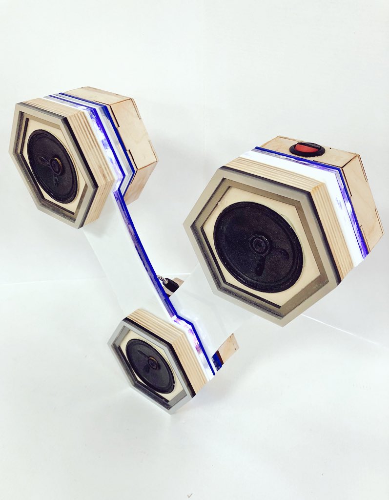 Really like the variety of configurations available in this speaker, very cool finished product 🔵🔈⚪️