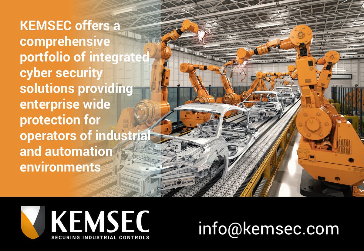 KEMSEC_SECURITY's tweet photo. Effective industrial cyber security begins with an assessment of the current security of the industrial network. 
Contact us today https://t.co/XyztCKYaY4

#kemsec #OilDoc #BigDataAnalytics #ICSsecurity #IndustrialFirewall #SCADA #baseoil #industrial #lubes #Petrochemical https://t.co/ulMrSR8adz