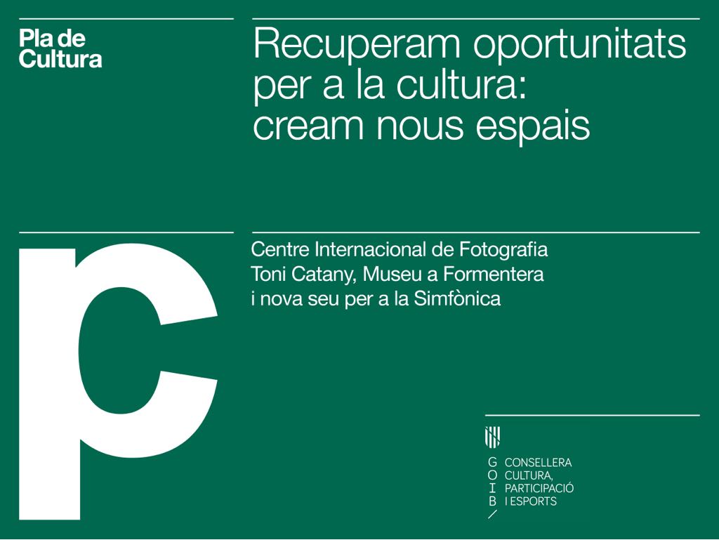 CulturaGOIB's tweet image. #PlaCulturaIB Del Pla de Cultura a l'acció cultural.