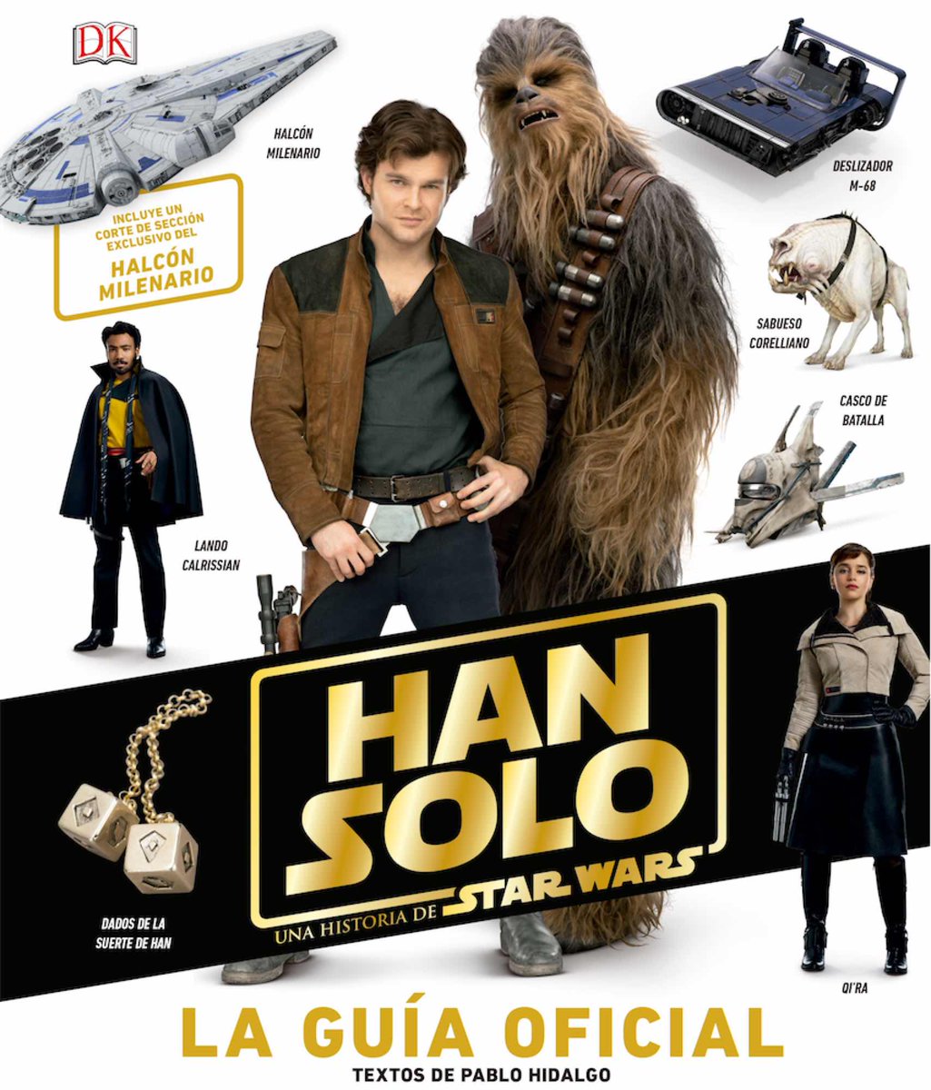 thecinebcn's tweet photo. NOVEDADES disponibles en @thecinebcn!!

#HanSolo  Guía Oficial
La ya clásica guía oficial de la nueva historia de Star Wars. Editada por DK https://t.co/vVPTmYzoUq