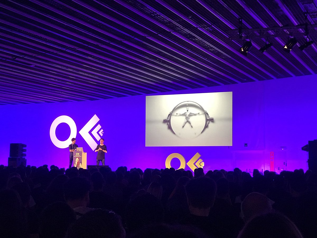 Great to see the work from @PatrickClair and Raoul Marks from Antibody/Elastic at @OFFFest. But that thick Australian accent! 😳😉