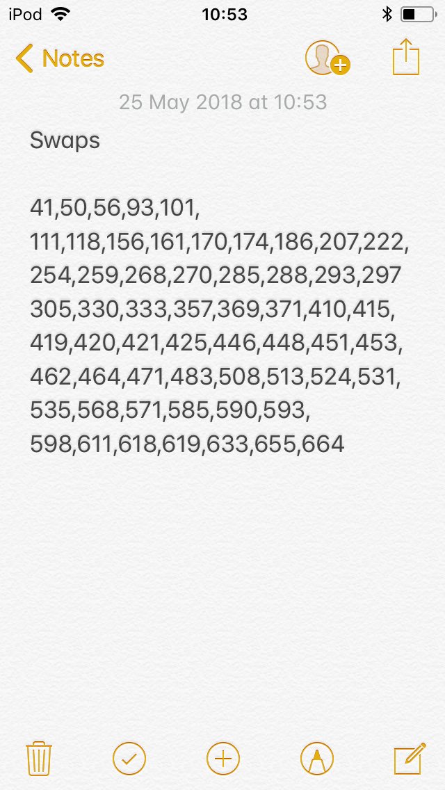 StickersSwap's tweet image. Updated swaps and needs list! #GotGotNeed