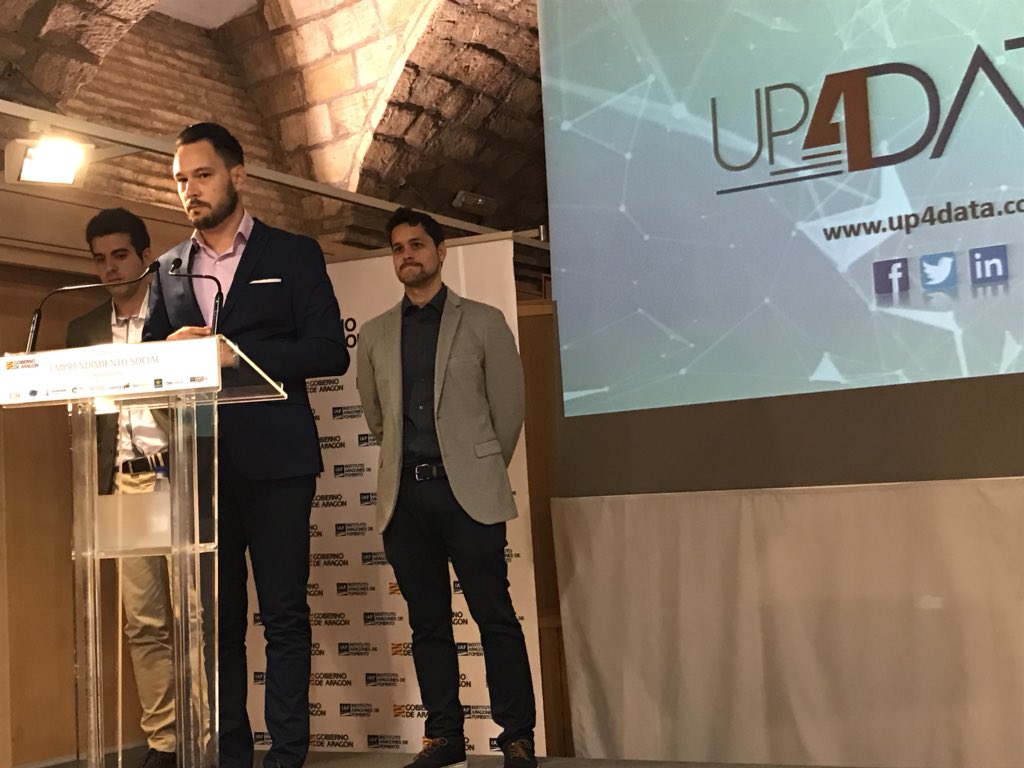 pilarzar's tweet image. Hoy nuestra StartUp @Up4Data seleccionados para el programa emprendimiento social @IAF_Aragon @OTRI_Unizar
