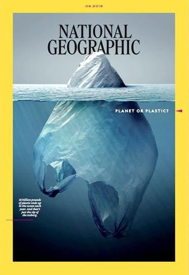 De cover van de <a href="/NatGeoNL/">National Geographic</a>  ging viral, met een ijsberg die een plastic zak bleek te zijn. Het was de aftrap van de #stopmetplastic campagne. Lees meer op <a href="/FONKmag/">FONK Magazine</a> vandaag:
fonkonline.nl/artikelen/medi…