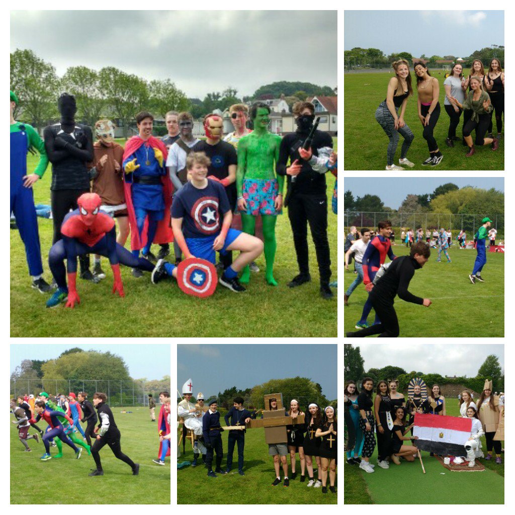 An enthusiastic start to today's <a href="/GGSSFC/">GGS and SFC</a> PEP Olympics! Great to see full participation and amazing costumes from our Year 12 students.