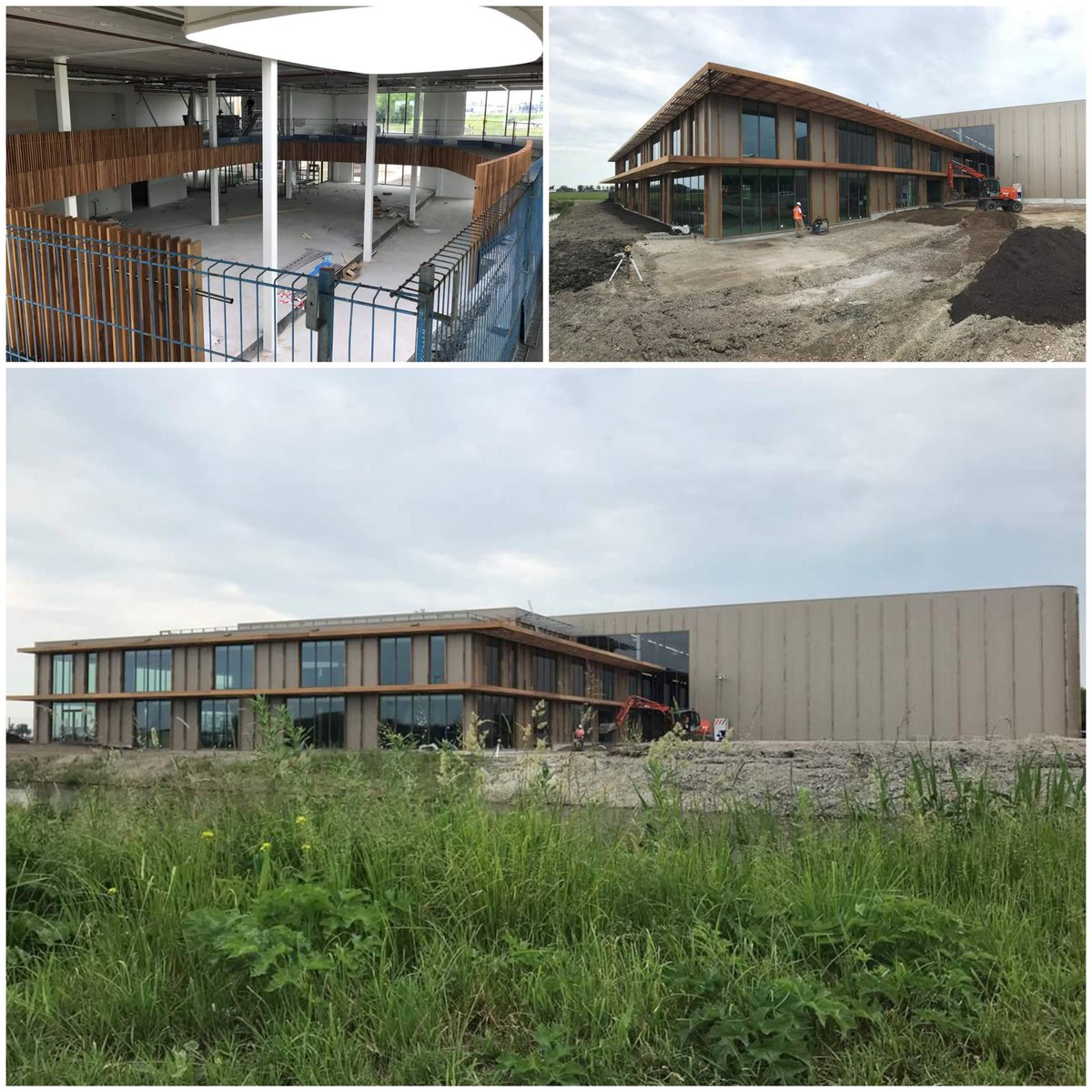 Op korte termijn wordt dit grote distributiecentrum (19.500 m2) voor Eosta te Waddinxveen opgeleverd. #green <a href="/VWVastgoed/">VW Vastgoed</a>  en VolkerWessels Logistics Development <a href="/systabo/">SYSTABO</a>