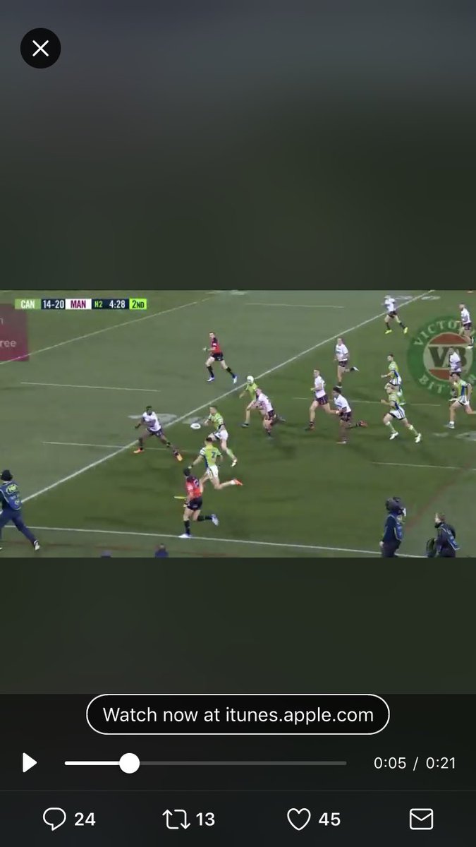 balymt's tweet photo. I wonder if Ricky Stuart will thank the refs for this. #forwardmuch https://t.co/9AJmGGt49Y