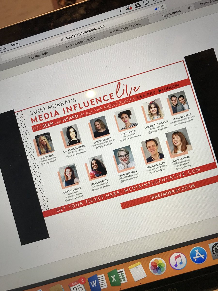 wpassionpurpose's tweet photo. Just catching the replay of @jan_murray #howtogetmediaattention webinar. 2 journo requests already done & bio’s updated! #janetmurray https://t.co/FHJHqJQzxE