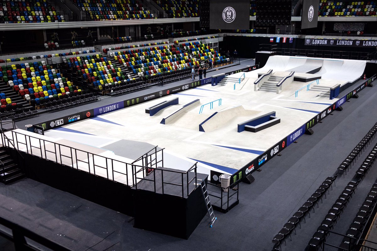 The 2018 SLS London course! ?? The Pro Open starts tomorrow! SATURDAY