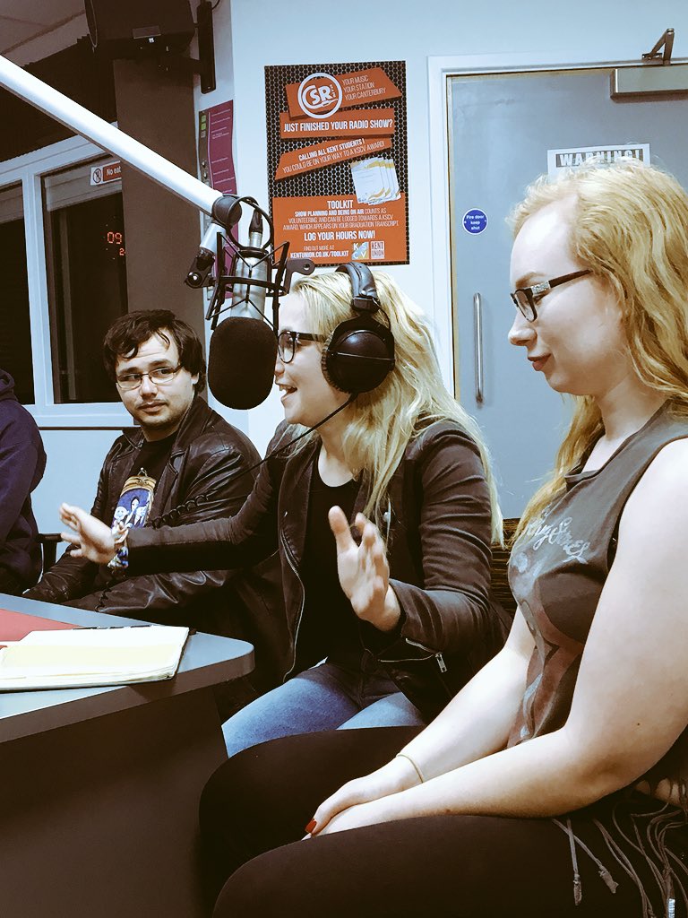 CCCUMPA_musical's tweet photo. Thank you @CSRfm for having members of our fantastic team in to talk to you today. We loved sharing all the hard work that’s going in to create the magic of The Addams Family! We had a brilliant time and hope your listeners enjoyed!☠️💀👻 #CCCUAddams #WhenYoureAnAddams https://t.co/MiJ1lcGUOF