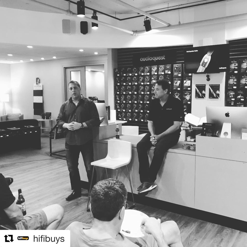 AudioResearchCo's tweet photo. #audioresearch #event at HiFi Buys #atlanta with Aldo Filippelli discussing the finer points of everything Audio Research and especially about the #new #REF160M #amplifiers, which need to be experienced in-person. #highendaudio #hifi #music #art #passion #luxury #performance https://t.co/fkmEFyqzVA