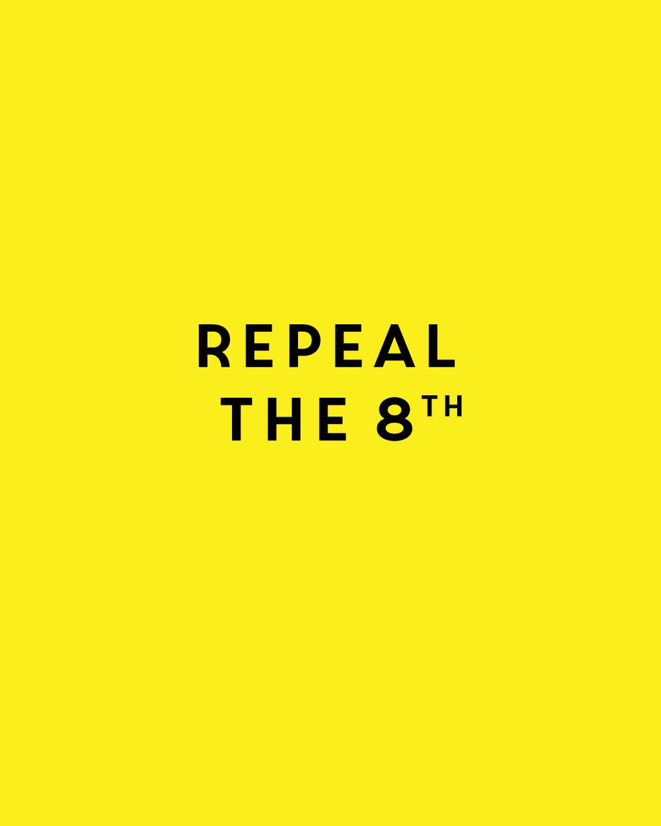 🍀
#Repeal8th 
#MyBodyMYChoice