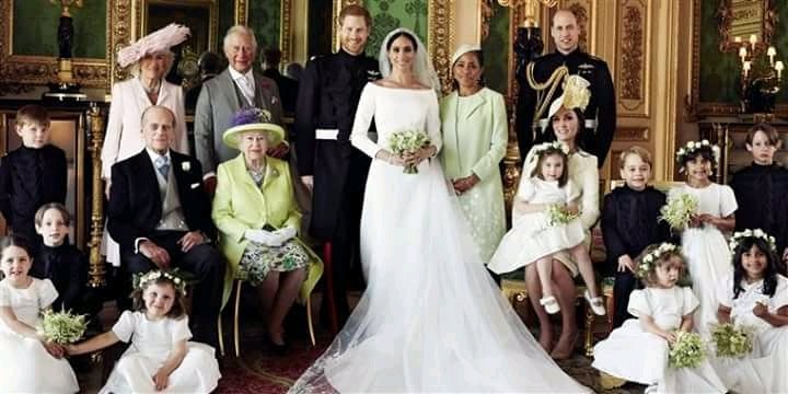 A right royal photo how elegant, stylish and happy everyone is.  Congratulations again to the Duke and Duches of sussex