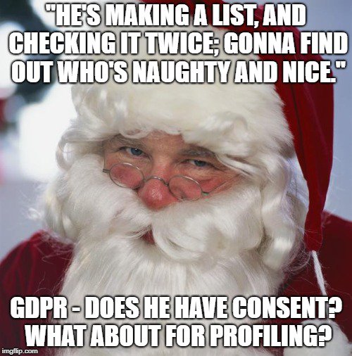 grahamhansell's tweet photo. Hmmm, Santa has not been in touch this week, I guess we wait....#gdpr #santa https://t.co/0Q2rHWnDmk