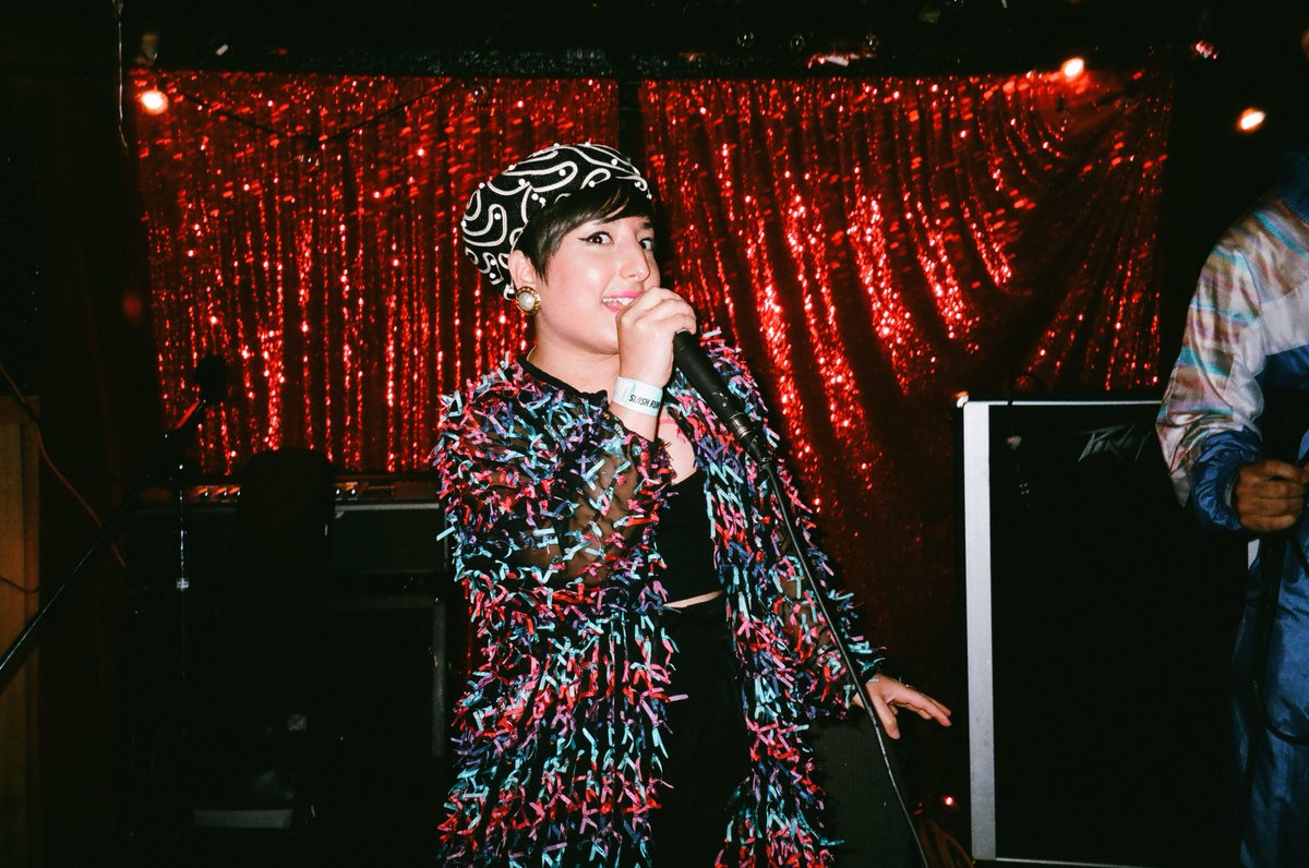 xo_mxkitty's tweet photo. EffEmme on #35mm film tearing up the stage with jams and grooves at @slashrundc ⚡️ #filmisnotdead https://t.co/pdLo8S8Jw5