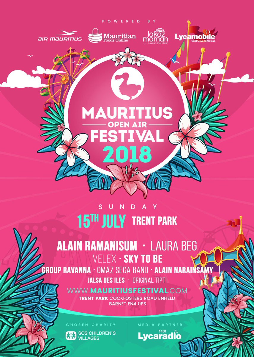 Mauritius Open Air Festival 2026 tweet media