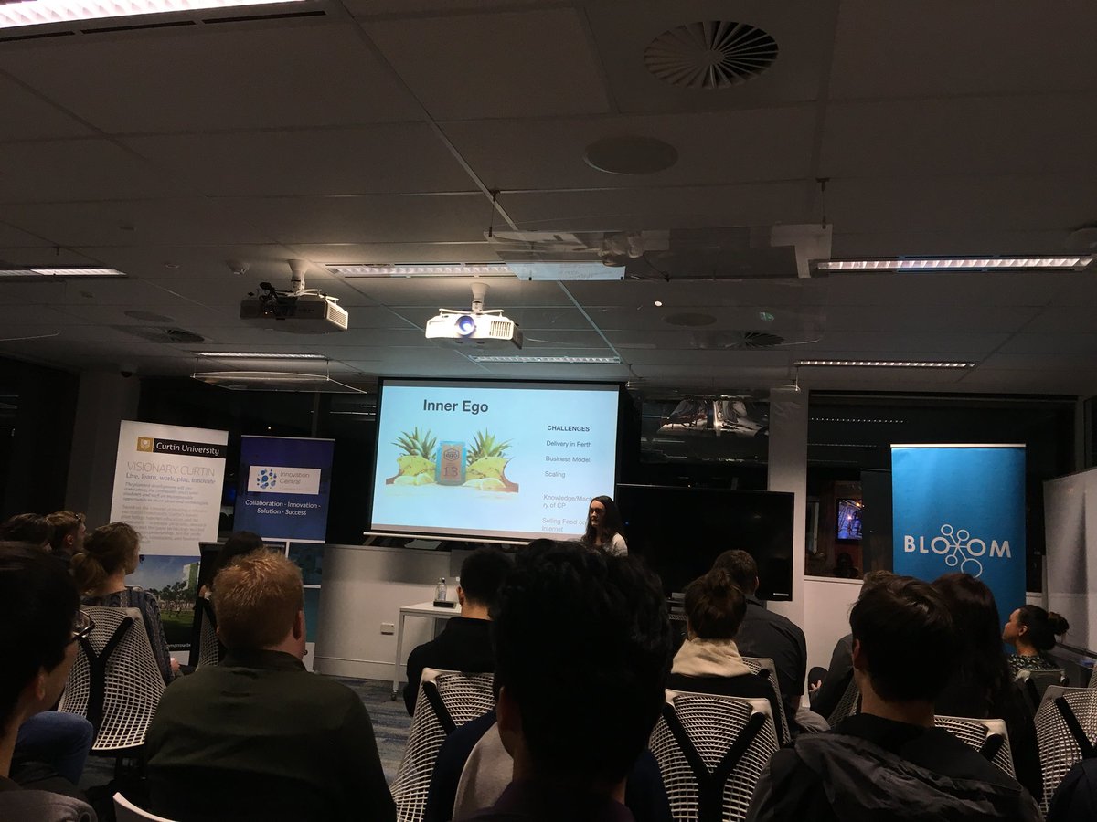 JackHallam16's tweet photo. Curtin Alumni Entrepreneurs giving world of wisdom to young up and coming members of the @Bloom_WA Community well done to the Curtin Team for a great event #Innovation #startupwa #curtinuniversity https://t.co/moUcmCR4S7