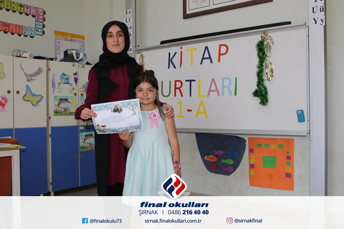 1/A Sınıfının Kitap Kurtları Bugün Kitap Okuma Serüvenlerini Tamamlamış Oldular. Bu süreçte Okuma Sevgisinin Yanında Bilgi Kumbarlarınada Birim Yaptılar. Rozet ve Diplomalarını Aldıktan Sonra Sevinçlerini Görülmeye Değerdi. Onları Tebrik Ediyoruz.