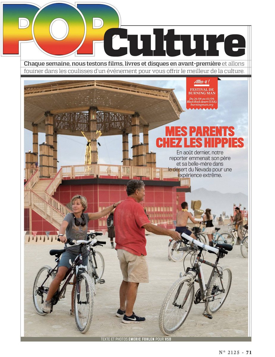 StudioHansLucas's tweet photo. [PUBLI] Folio de 5 pages dans @VSD d'un voyage au Burning Man par @EmericFohlen https://t.co/oHFfk7SY4K