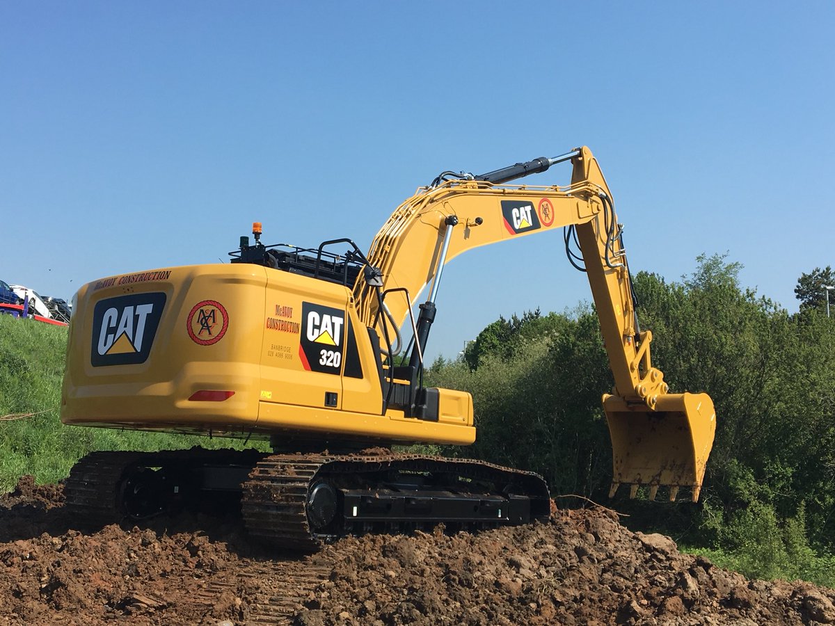 DaveyGFinning's tweet photo. Busy week delivering new machines after the Balmoral Show. Many thanks again to @Mcavoyconstruct for the order for the 1st Next Generation 320 in Ireland https://t.co/qjoWLuQw4f