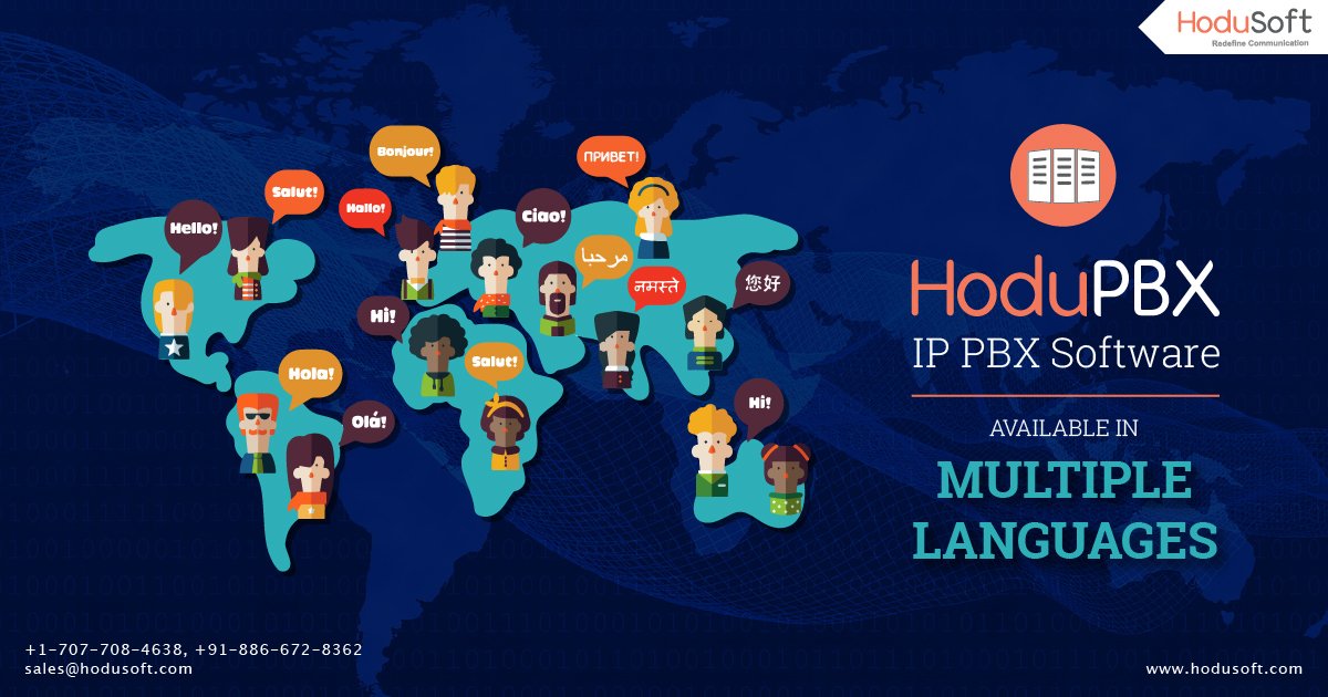 hodusoft's tweet image. Multilingual #PBXSoftware helps you provide services on a global platform in different languages. To compete in an increasingly globalized economy, companies need new ways to communicate with partners &amp;amp; customers effectively. For demo: goo.gl/b94ad4 #Hodusoft #HoduPBX
