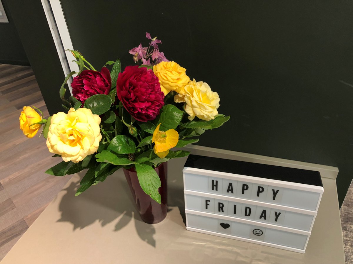 DowningLeeds's tweet photo. Our Halls Manager brought in some flowers from her garden today to make up for the wet, drizzly morning... 💐☔😍

The team at CitySide will do anything to cheer our residents up, even if it means uprooting Debbie's garden 🤣 https://t.co/atKknaYPb4