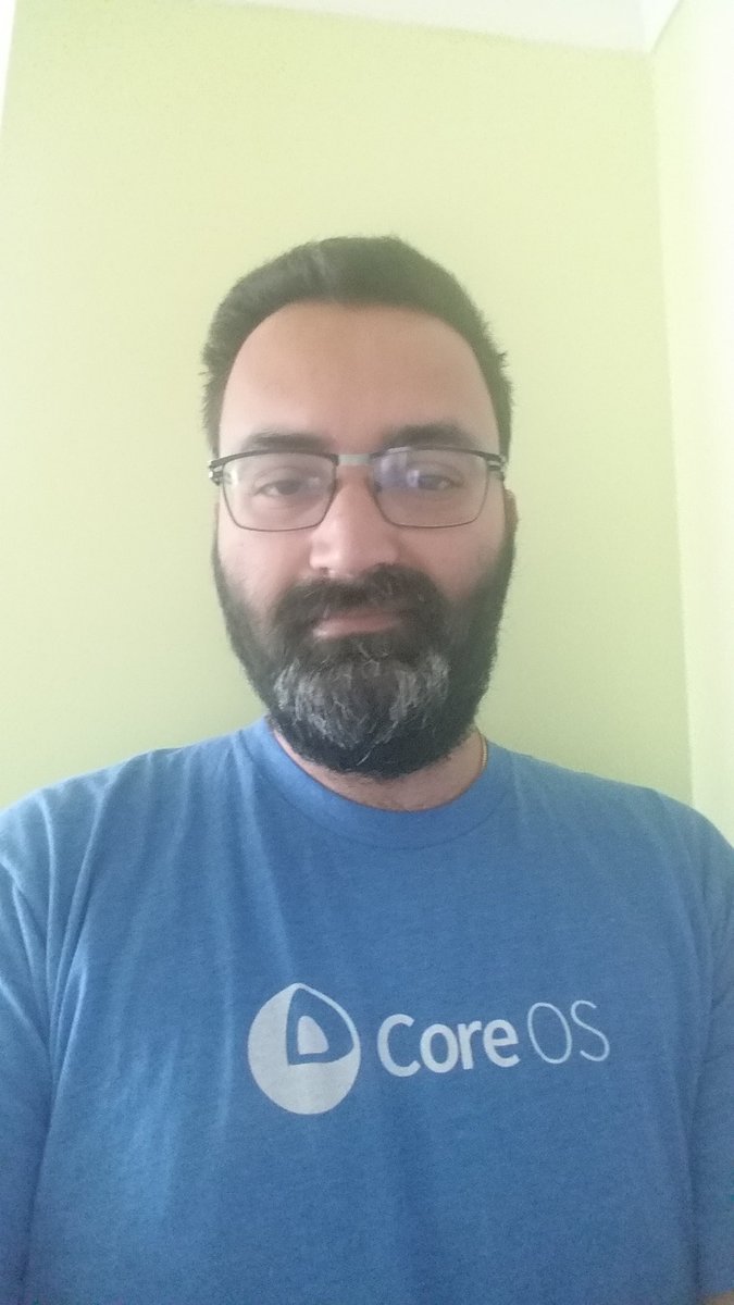 KaranOrg's tweet image. This #CentOSShirtFriday ... the employee only #CoreOS T-Shirt, since I kind of work there now :)