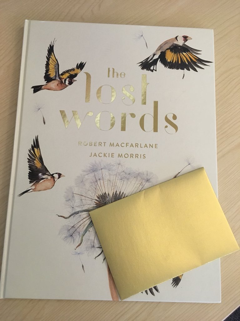 The Lost Words book and a personal letter from the author will be available for collection on 29th June Conference. Project Info on the ICM <a href="/GovEducation/">Gov Education</a>