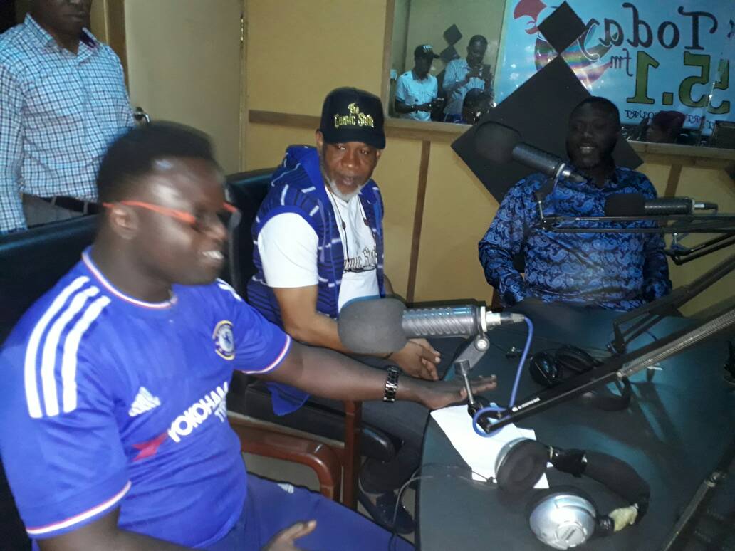 Ogonoye1's tweet photo. Who said Ojukaye flag amachree is not good? He's calm in talking and well articulated. New party chairman OJ is doing well and making us proud on radio 95.1 FM funky 4plus 1 @todayng  @NigeriaNewsdesk @harrisdoug01 @eferegods @MBuhari @MobilePunch @crystalnewz @Govwikefanpage https://t.co/dAZCkj53n7
