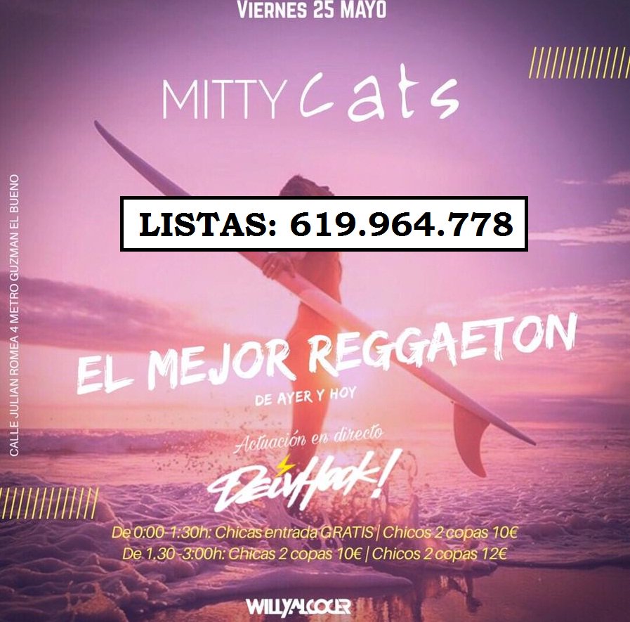 DeFiesta_Mad's tweet photo. Pide listas para MITTY!!

➜ CHICAS GRATIS

Apúntate: 619.964.778
. https://t.co/hWRLP256Sm