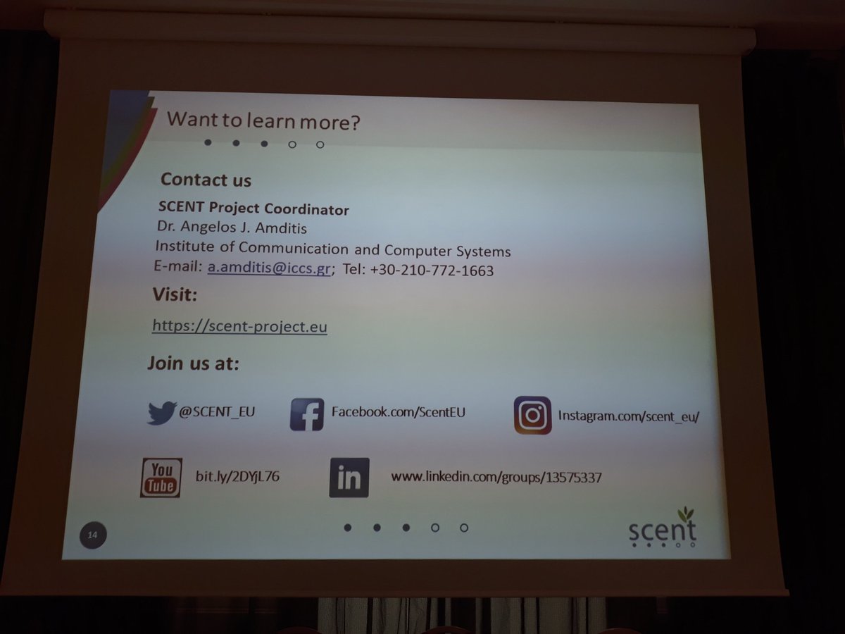 krommyda_maria's tweet photo. In case you didn't manage to join us at #friar2018 you can always contact us! We are always happy to talk about @SCENT_EU !!! https://t.co/uTKdczOg3a