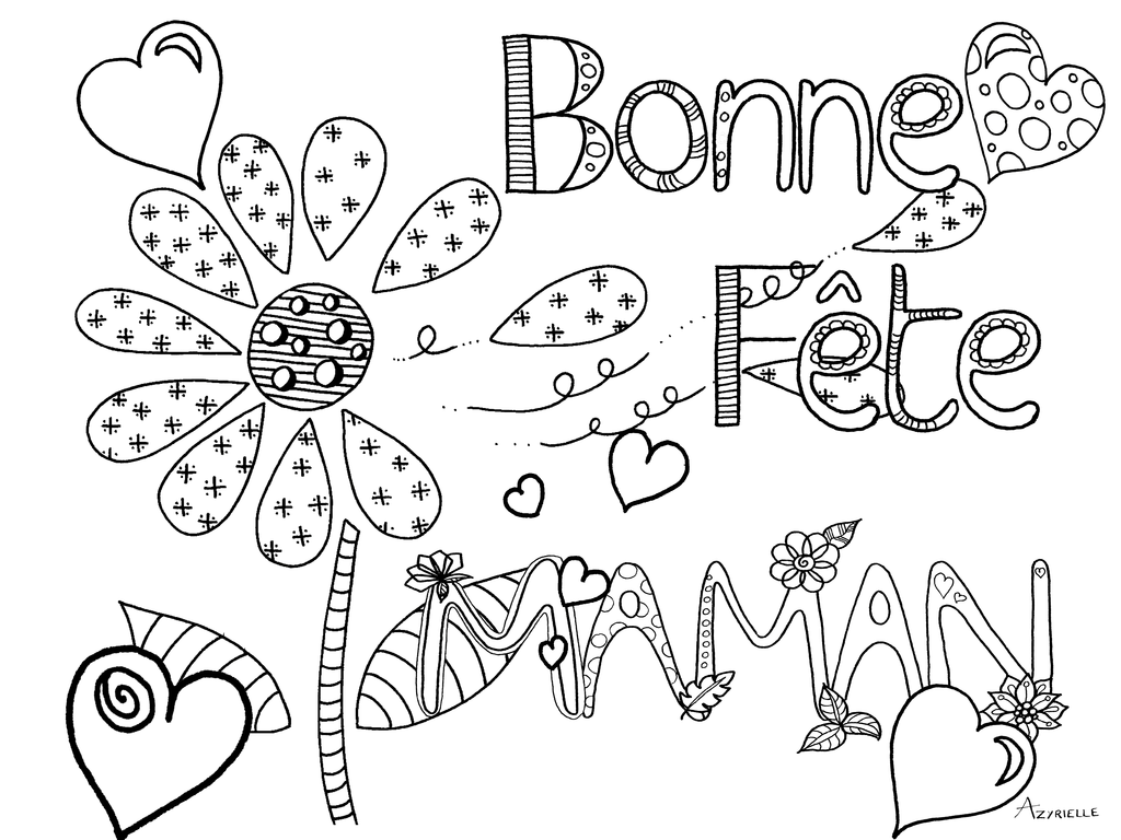 Artherapie Ca A Twitter Bonne Fete Des Meres A Imprimer Par Azyrielle T Co 917kfkf4ja Artiste Carte Coloriage Fleurs Maman Mere Moment Special Typographie 15et25coloriagesfacile Artiste