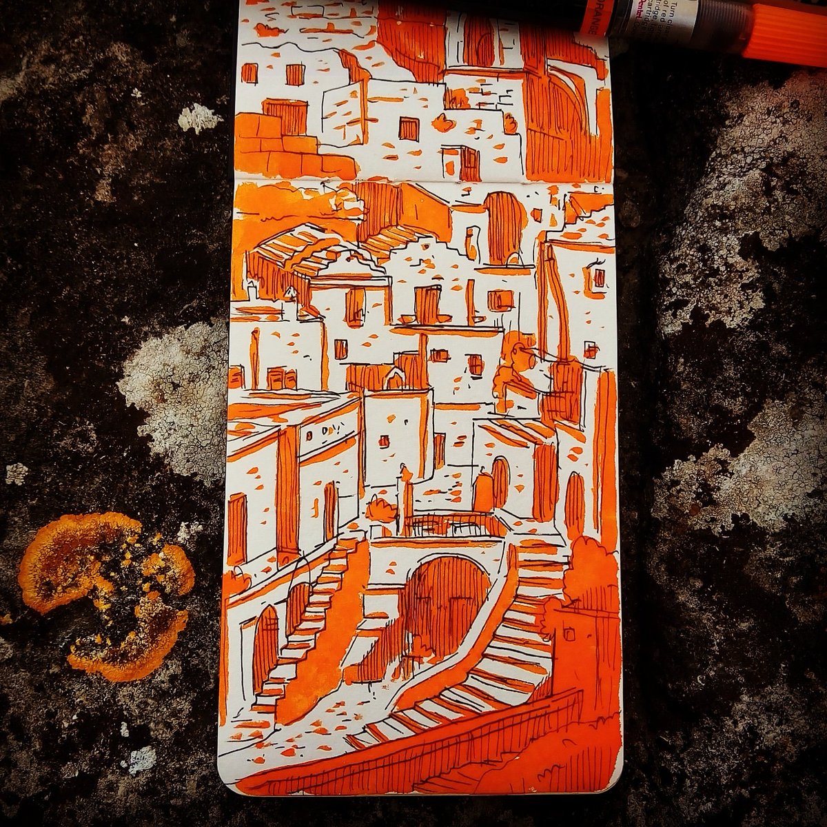 Le casette di Sasso Barisano. 🏠🏠🏠

A #Matera, ovviamente.

#sketch #sketches #sketchbook #moleskine #sketching #art #artwork #viaggi #viaggio #drawings #ink #travel #travels #igersmatera #matera2019 #basilicata #m_artcollection #pentel #urbansketchers #italy #italia #orange