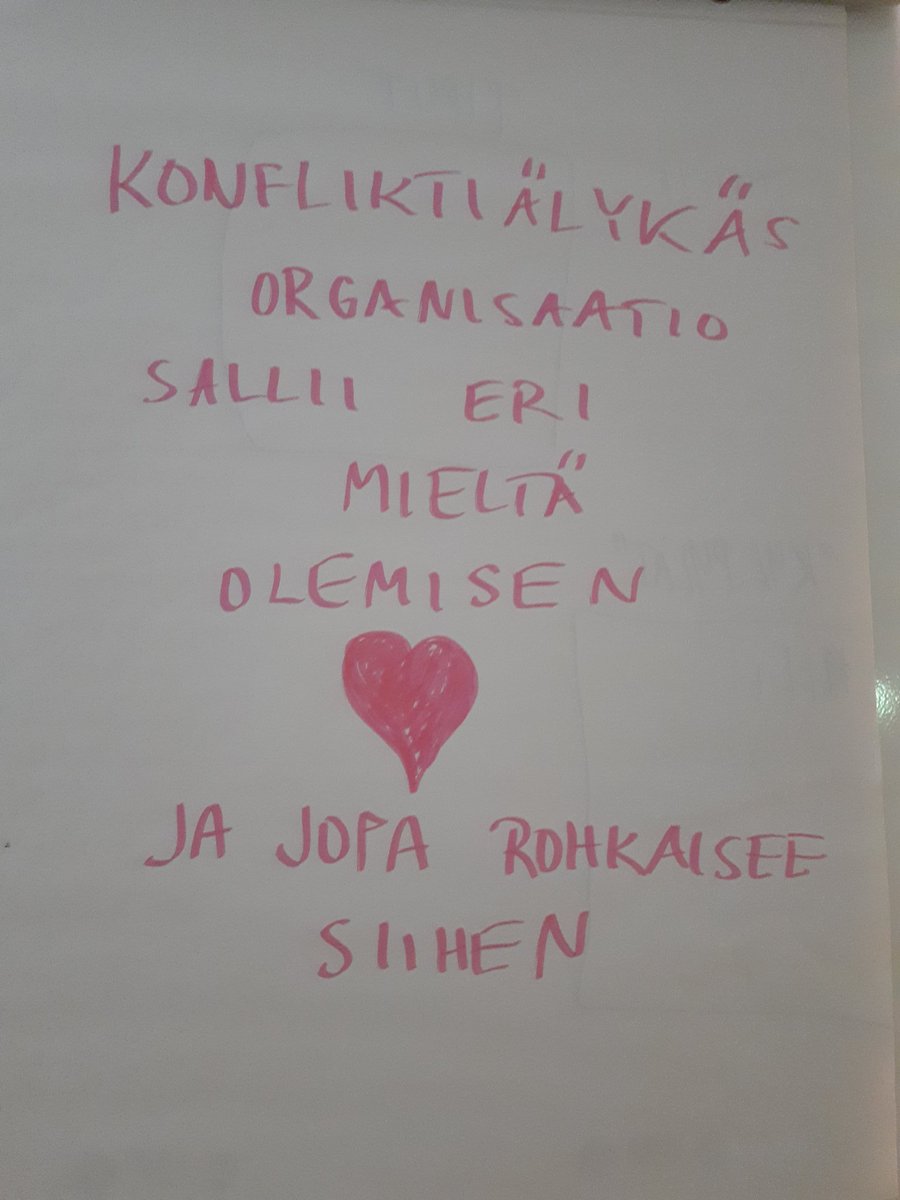 VEinolaPekkinen's tweet photo. Tällainen oivallus tältä päivältä rakkaiden #muutoksentekijät kollegoiden kanssa 😉. #konfliktit #erilaisuus #innovaatiot #kokeilut #virkamies2piste0 https://t.co/tpJveb5Hb3