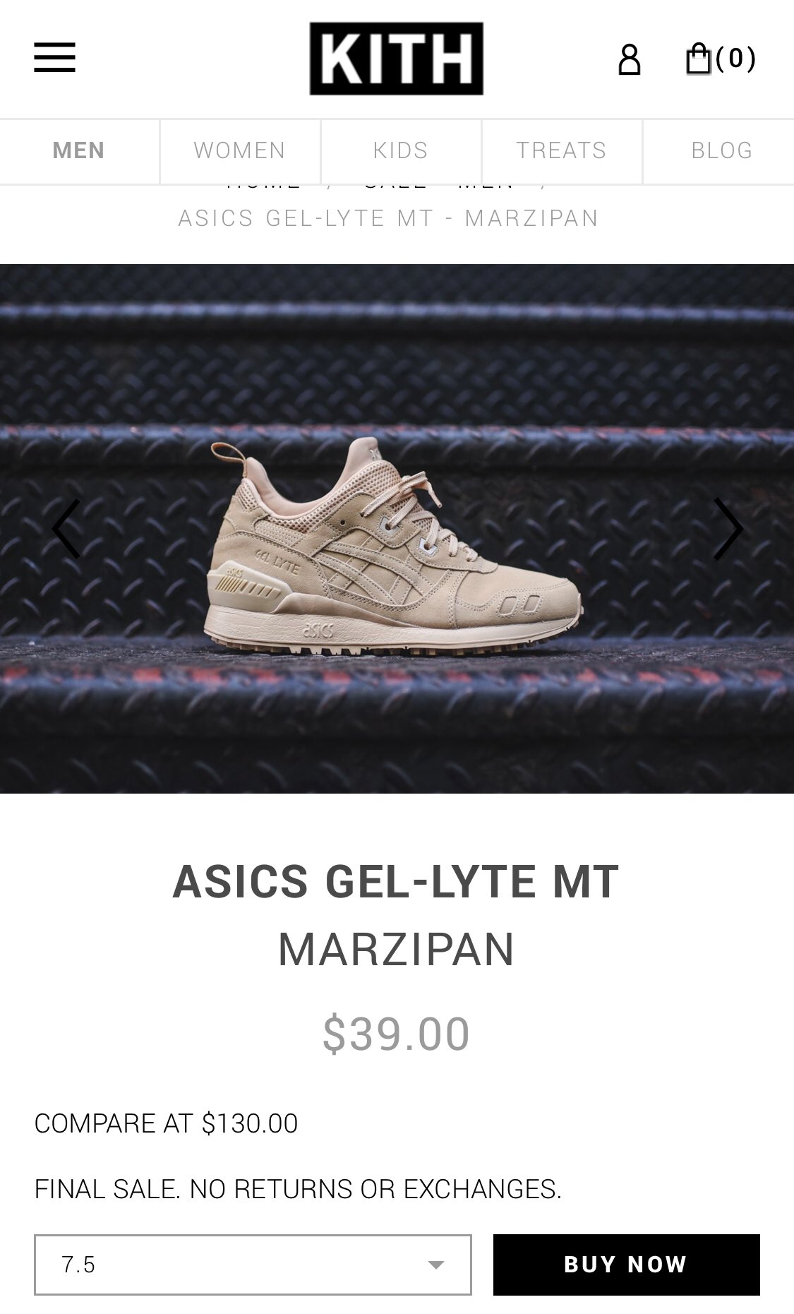 gel lyte mt marzipan