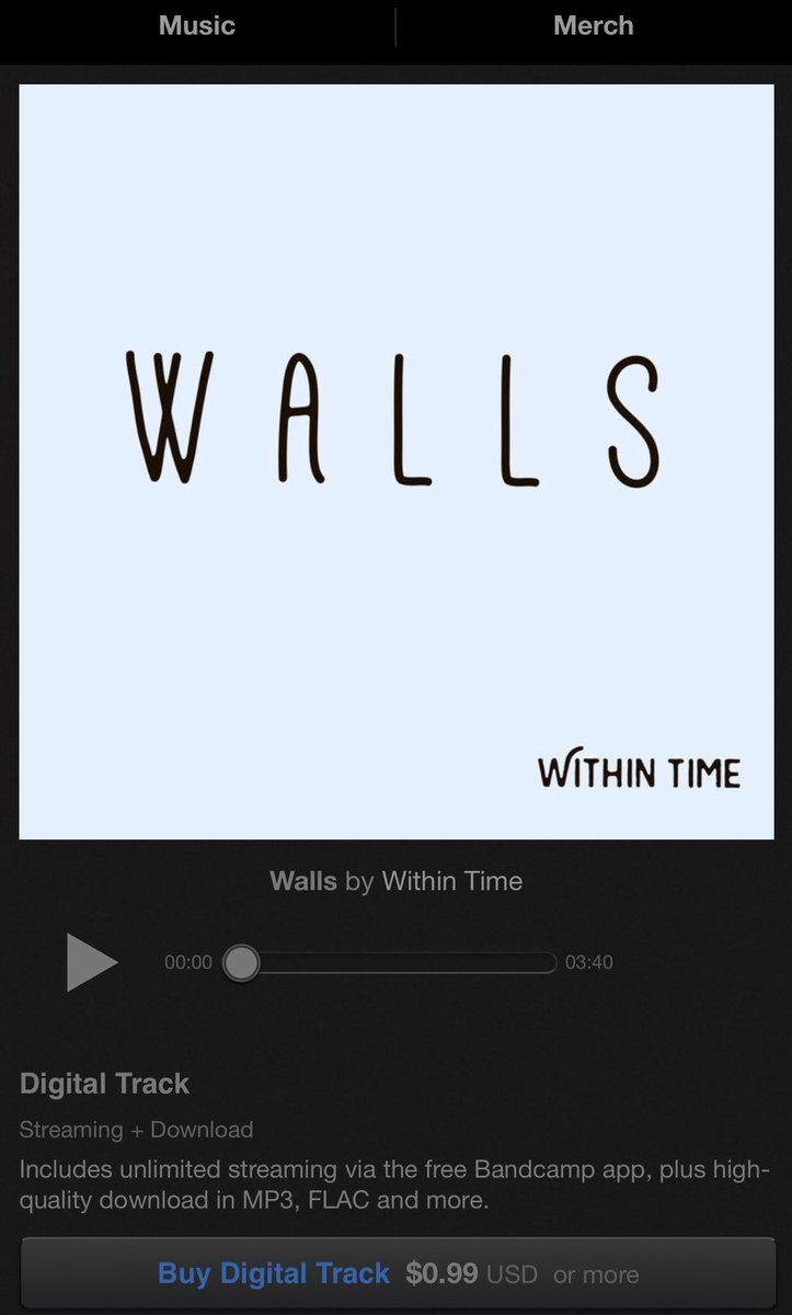 WithinTimeBand's tweet photo. Our new single “Walls” is now available! Go check it out on @Spotify, @iTunes, @GooglePlay, and @Bandcamp 🎶👍🏼 #NewSong #NewSingle #FridayFeeling #NewMusicFriday #WithinTimeBand https://t.co/OAzA7ErMro
