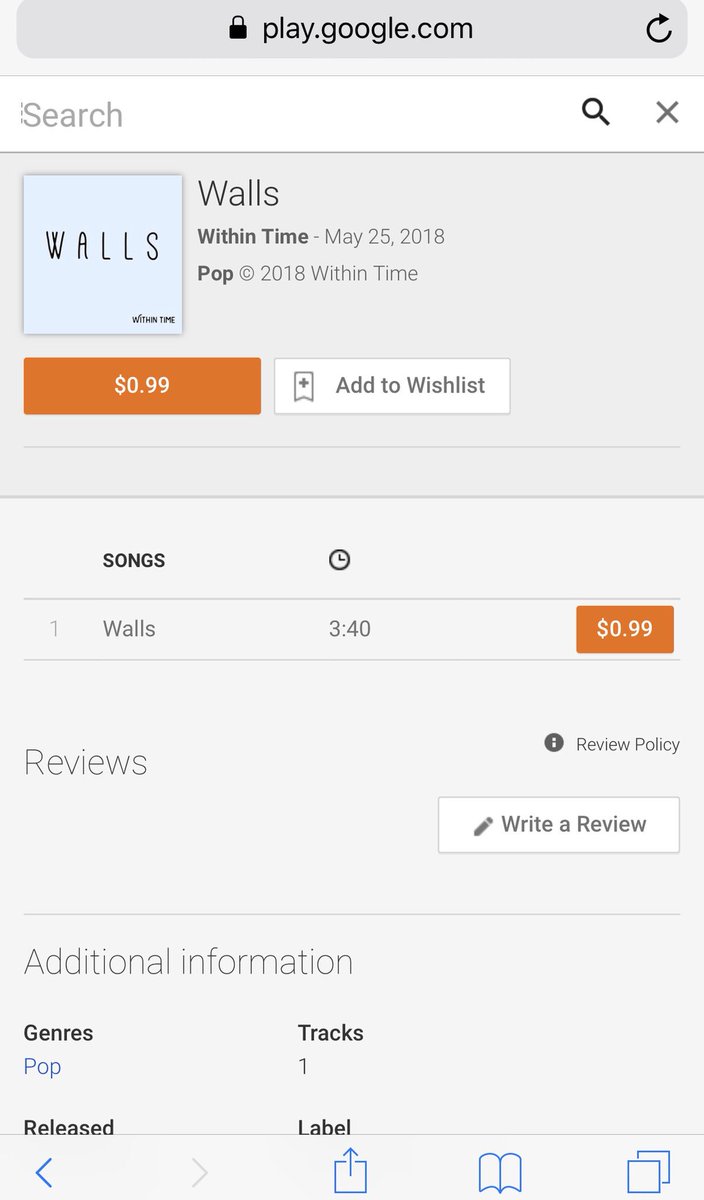 WithinTimeBand's tweet photo. Our new single “Walls” is now available! Go check it out on @Spotify, @iTunes, @GooglePlay, and @Bandcamp 🎶👍🏼 #NewSong #NewSingle #FridayFeeling #NewMusicFriday #WithinTimeBand https://t.co/OAzA7ErMro
