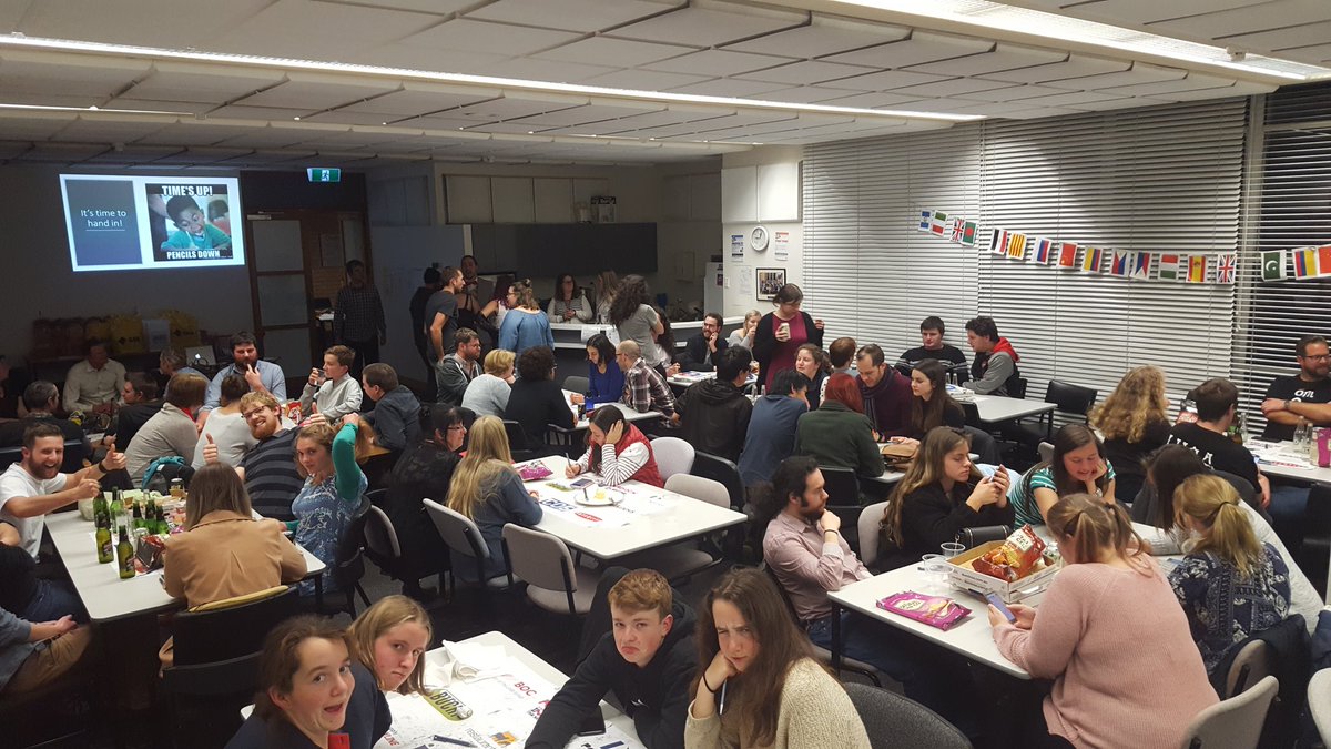 Full house at tonight's @RACI_HQ Tasmania Branch Quiz night. How many teams are smarter than yhe average Yr9?