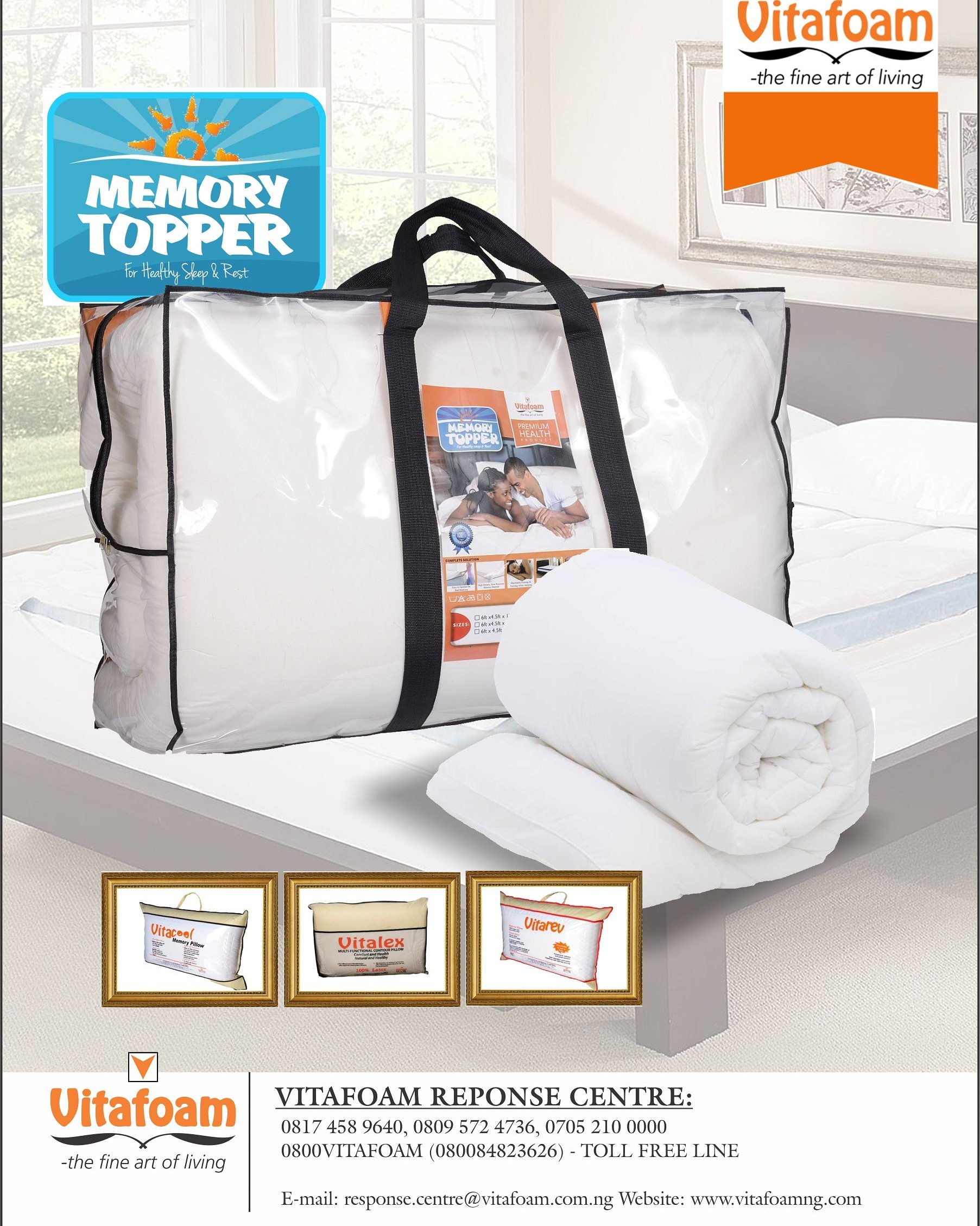 Vitafoam memory pillow 2025